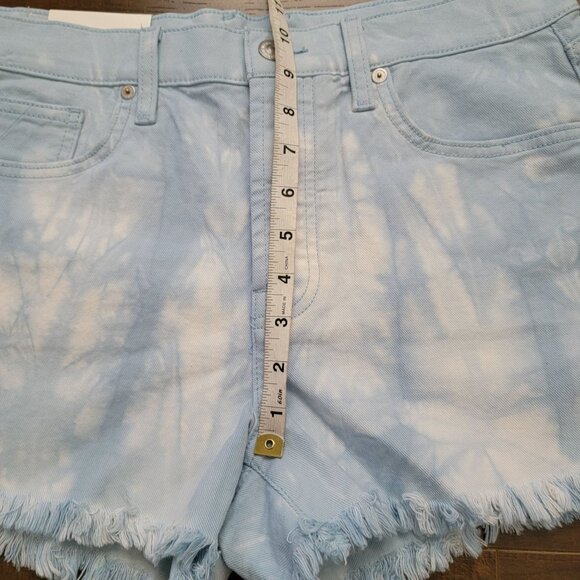 7 For All Mankind Monroe Jean Shorts Women 29 Retro Hippie Boho Country Festival - Picture 5 of 6